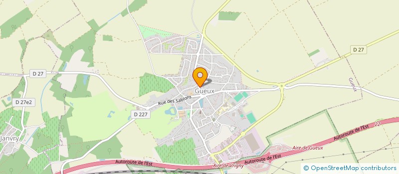 localisation de l'entreprise F3JK  GUEUX