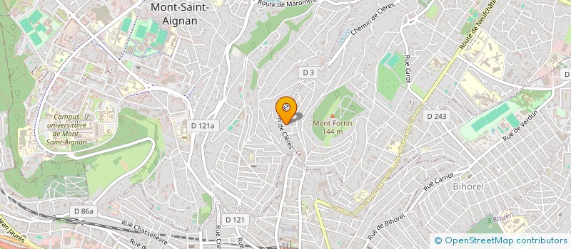 localisation de l'entreprise F3M  BOIS-GUILLAUME