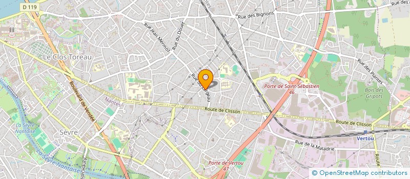 localisation de l'entreprise F3M à SAINT-SEBASTIEN-SUR-LOIRE