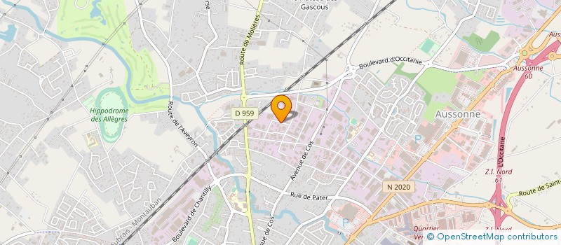 localisation de l'entreprise F3M CONSEILS  MONTAUBAN