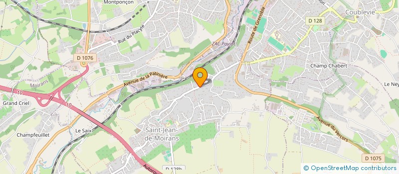 localisation de l'entreprise F3P1  SAINT-JEAN-DE-MOIRANS
