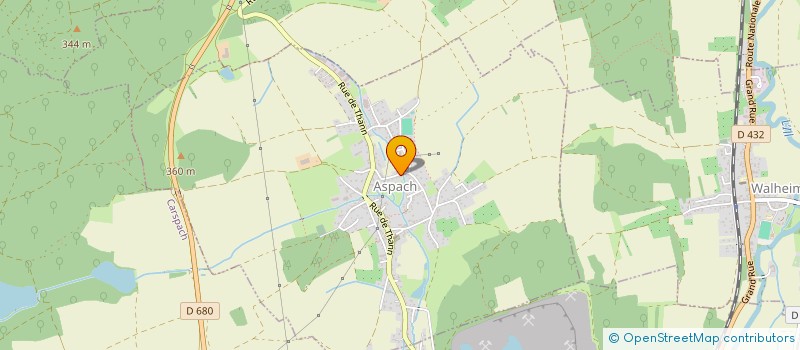 localisation de l'entreprise F3S  ASPACH