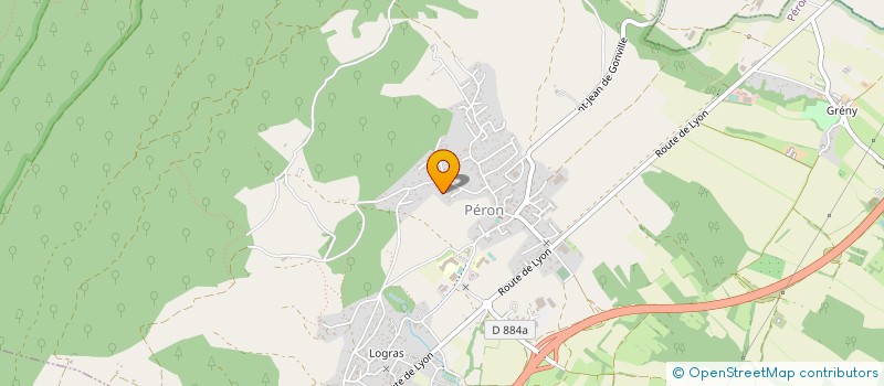 localisation de l'entreprise F4  PERON