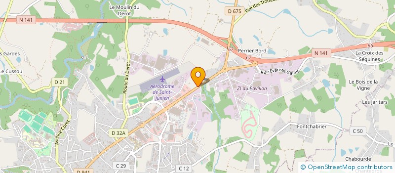 localisation de l'entreprise F4 SAINT JUNIEN  SAINT-JUNIEN