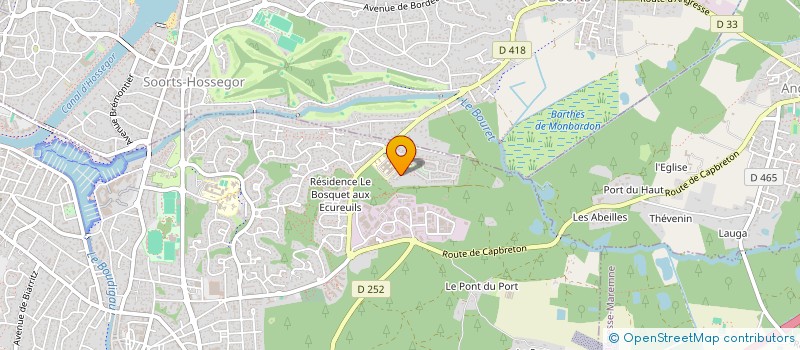 localisation de l'entreprise F40 à CAPBRETON