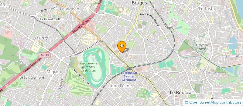 localisation de l'entreprise F46  BRUGES