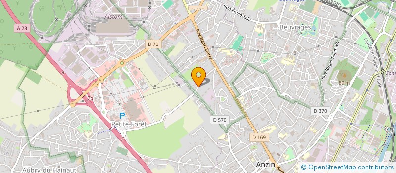 localisation de l'entreprise F4E  RAISMES