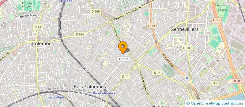 localisation de l'entreprise F4EVENTS SAS à BOIS-COLOMBES