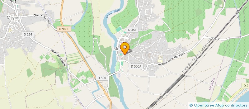 localisation de l'entreprise F4F à MONTFRIN