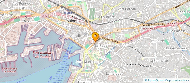 localisation de l'entreprise F5 INVEST  TOULON