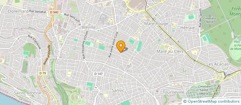 localisation de l'entreprise F742  LE HAVRE