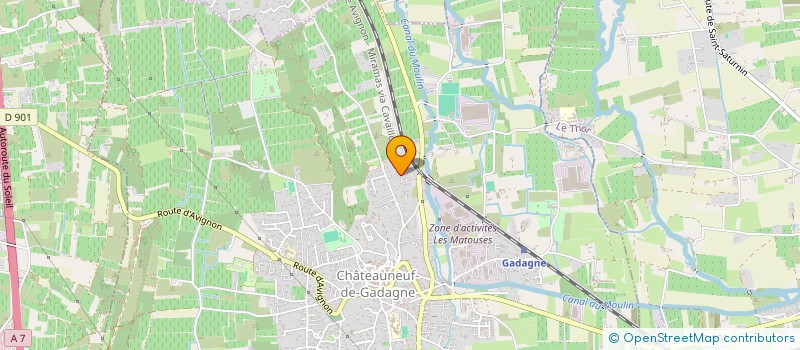localisation de l'entreprise F88 SQUAD à CHATEAUNEUF-DE-GADAGNE
