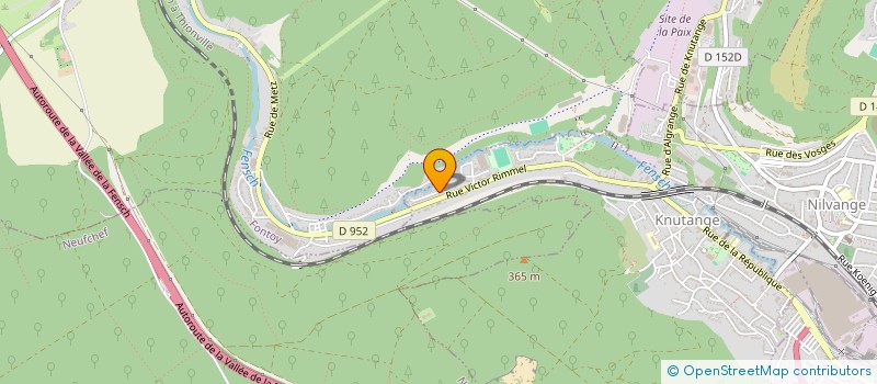 localisation de l'entreprise F9 TEAM  KNUTANGE