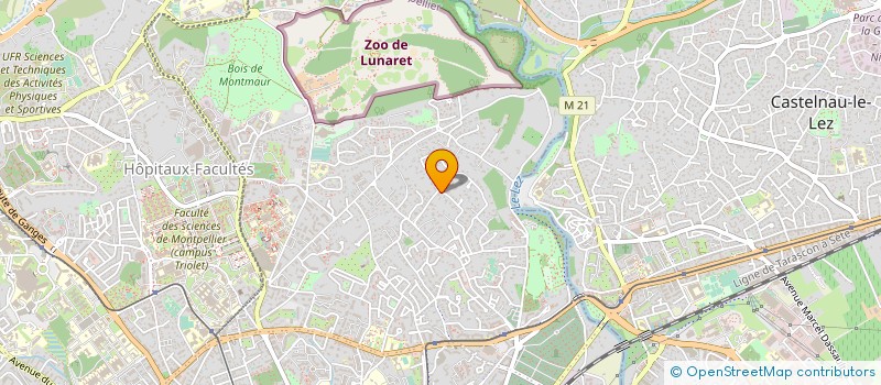 localisation de l'entreprise FA à MONTPELLIER