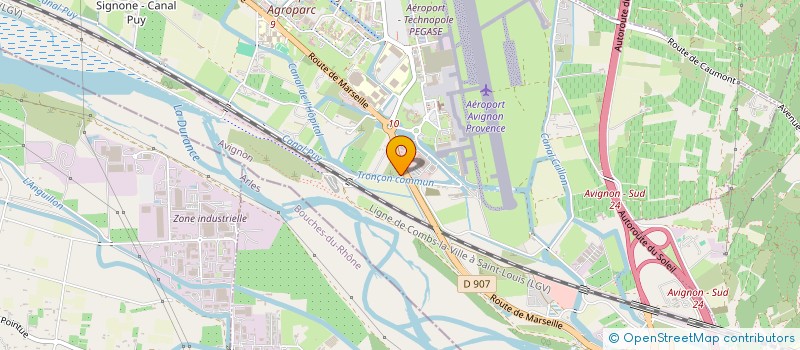 localisation de l'entreprise FA 7 PRODUCTION  AVIGNON