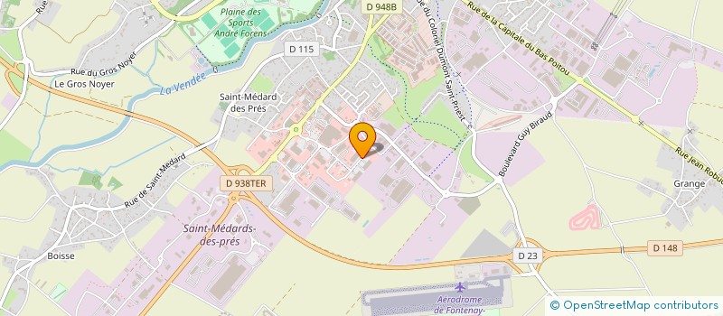localisation de l'entreprise FA à FONTENAY-LE-COMTE