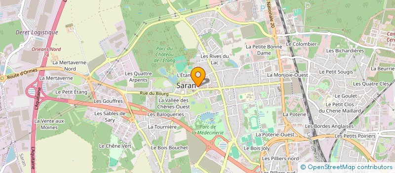 localisation de l'entreprise FA AFFAIRES  SARAN