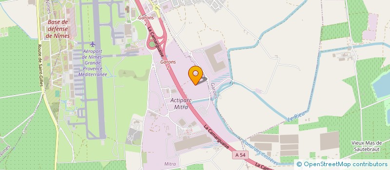 localisation de l'entreprise FA AUTOMOBILE  GARONS