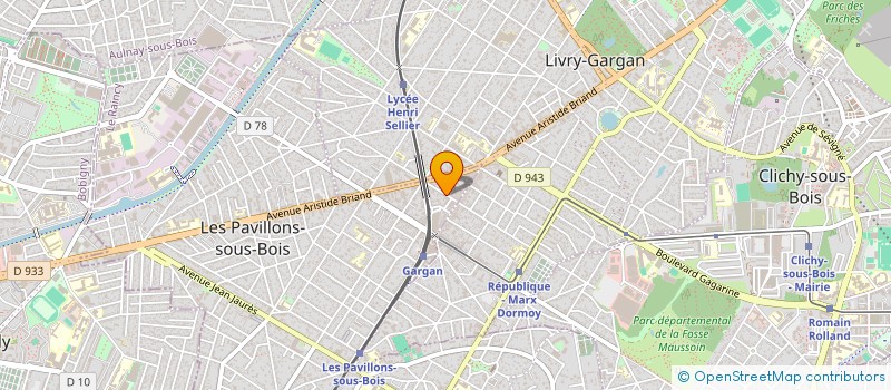 localisation de l'entreprise FA BATIMENT  LES PAVILLONS-SOUS-BOIS