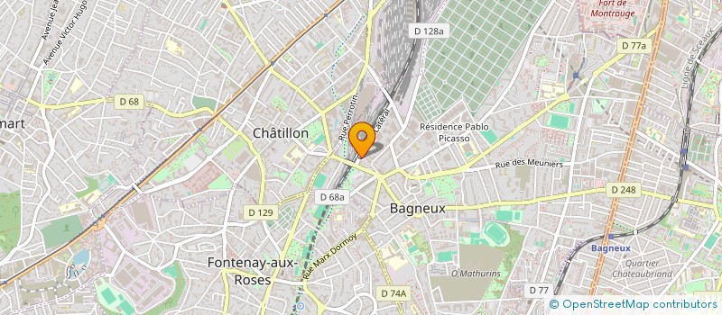 localisation de l'entreprise FA BREMART à BAGNEUX