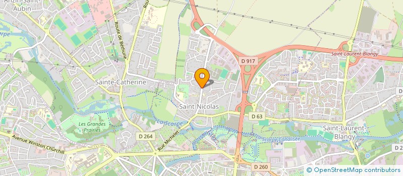 localisation de l'entreprise FA-BRIQUET  SAINT-NICOLAS