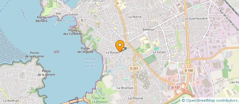 localisation de l'entreprise FA CA BEL INVEST à SAINT-MALO