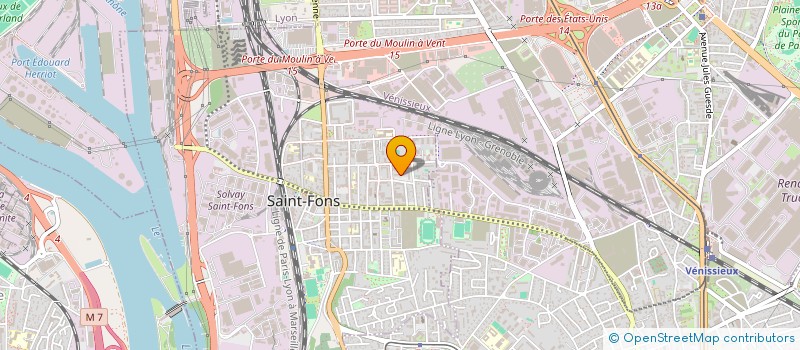 localisation de l'entreprise FA CLEAN  SAINT-FONS