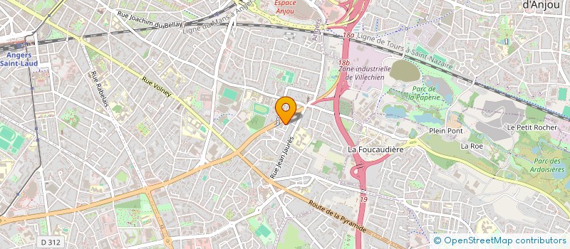 localisation de l'entreprise FA#CONNEXION à ANGERS
