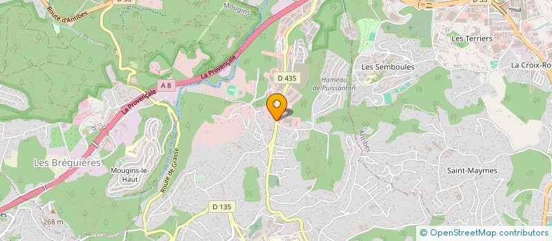 localisation de l'entreprise FA CONSTRUCTIONS  VALLAURIS