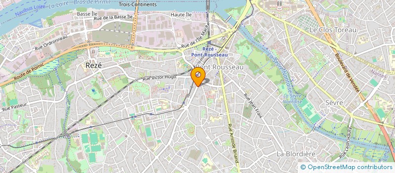 localisation de l'entreprise FA COUDRON  REZE