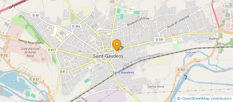 localisation de l'entreprise FA-CREATION  SAINT-GAUDENS