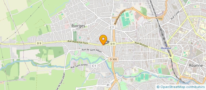 localisation de l'entreprise FA CREATION HOLDING à RIORGES