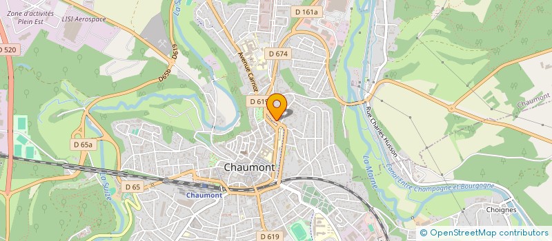 localisation de l'entreprise FA DENTAIRE LABORATOIRE à CHAUMONT