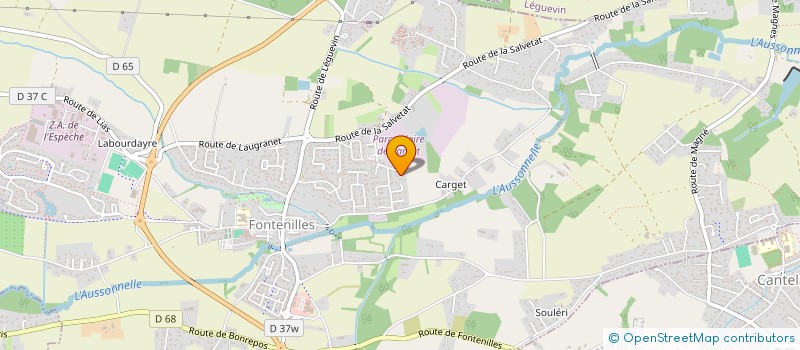 localisation de l'entreprise FA DEVELOPPEMENT  FONTENILLES