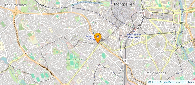 localisation de l'entreprise FA DISTRIBUTION à MONTPELLIER