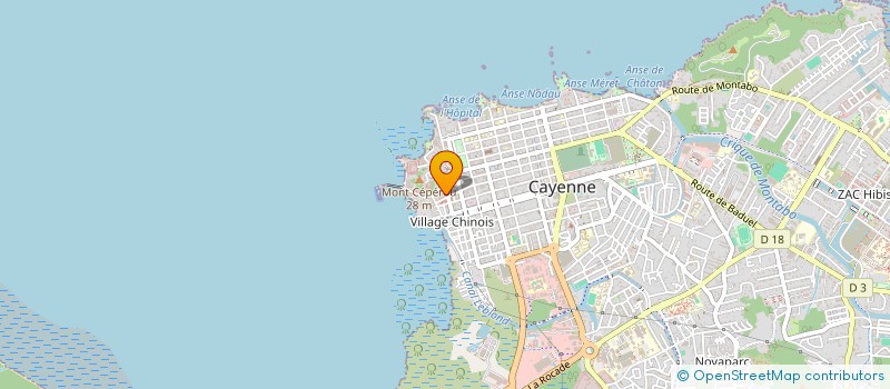 localisation de l'entreprise FA FA FA CAYENNE  CAYENNE