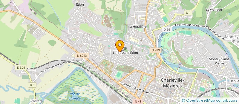 localisation de l'entreprise FA FINITION  CHARLEVILLE-MEZIERES