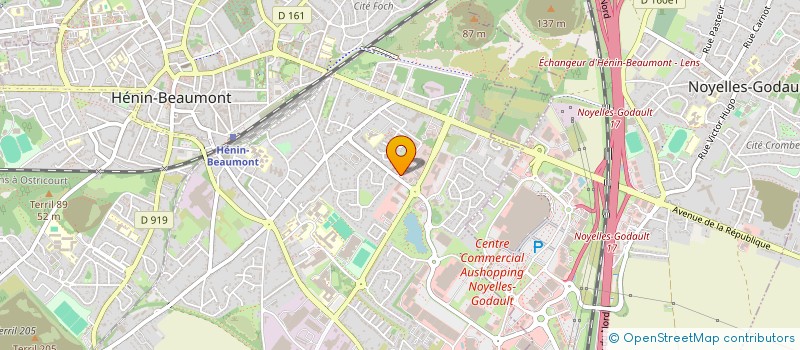 localisation de l'entreprise FA FRANCHISING à HENIN-BEAUMONT