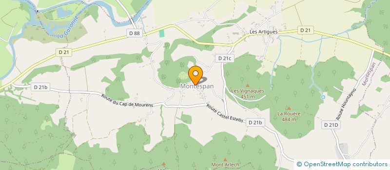 localisation de l'entreprise FA IMMO  SAINT-GAUDENS