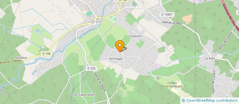 localisation de l'entreprise FA IMMO  LA BREDE