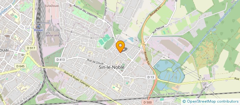 localisation de l'entreprise FA IMMO  SIN-LE-NOBLE