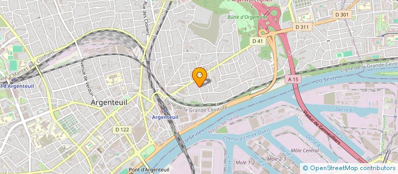 localisation de l'entreprise FA INSTALLATION  ARGENTEUIL