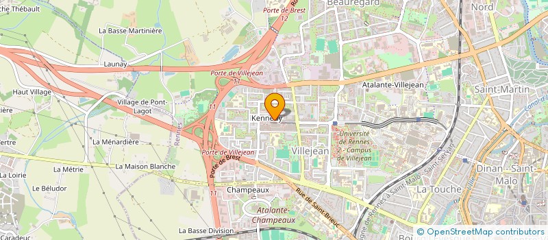 localisation de l'entreprise FA INTERCONTINENTAL à RENNES