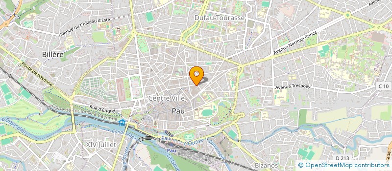 localisation de l'entreprise FA INVESTISSEMENTS à PAU