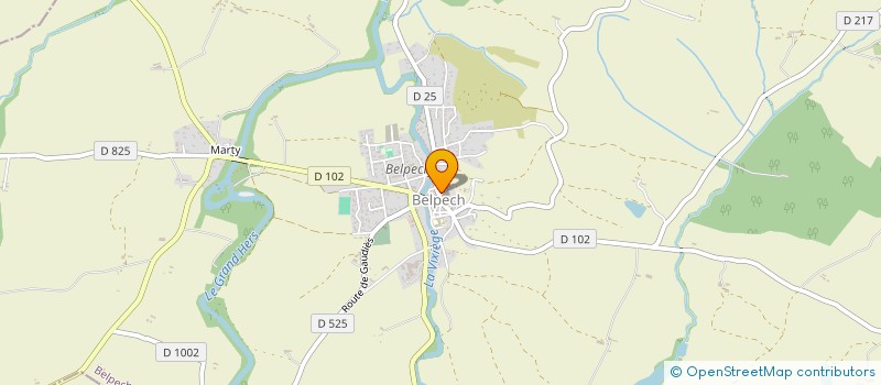 localisation de l'entreprise FA-JIN  BELPECH