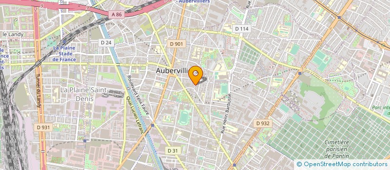 localisation de l'entreprise FA LIN MING YUN  AUBERVILLIERS