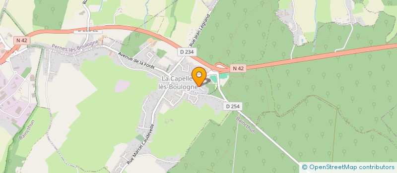 localisation de l'entreprise FA LOCATION  LA CAPELLE-LES-BOULOGNE