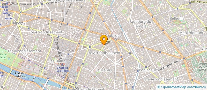 localisation de l'entreprise FA LY.  PARIS