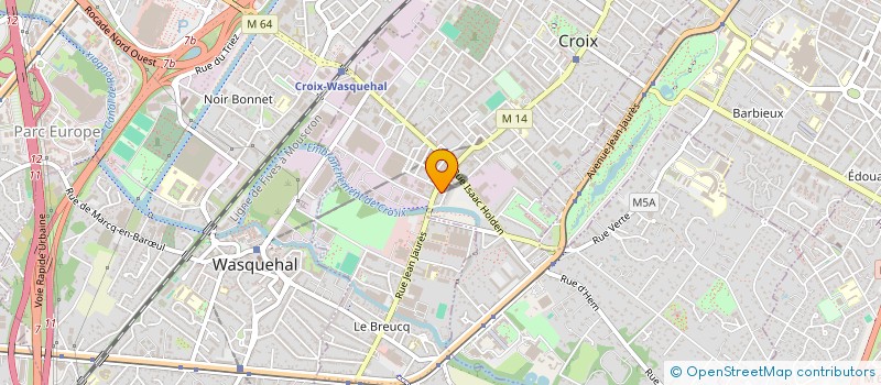localisation de l'entreprise FA MILLE à CROIX