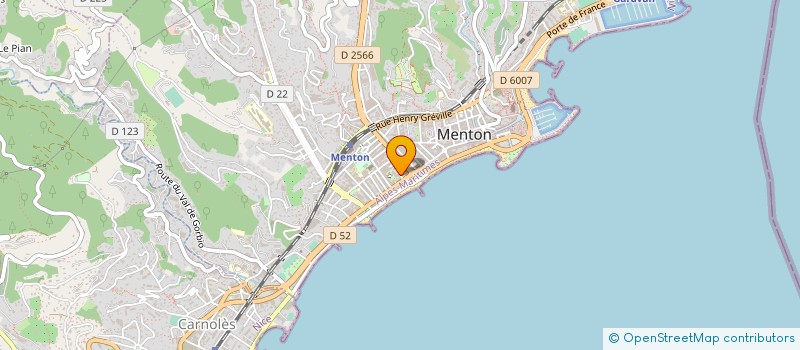 localisation de l'entreprise FA.PE ITALIAN DESIGN à MENTON